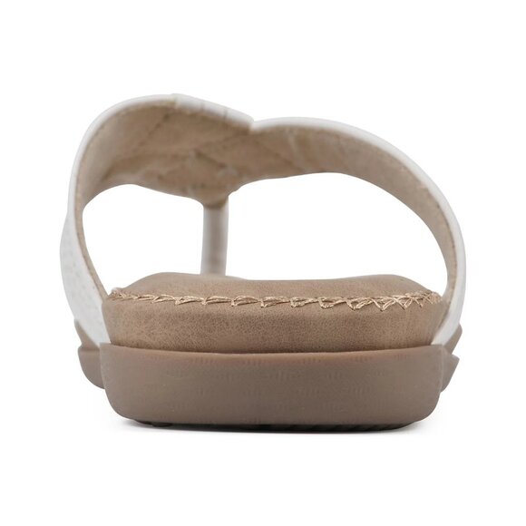 Cliffs by White Mountain Fateful Thong Sandals Women’s White 7.5 – MSRP $49 - Picture 4 of 5